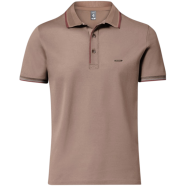 Fabrilife Premium Double PK Cotton Polo - Light Coffee
