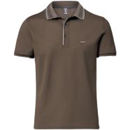 Fabrilife Premium Double PK Cotton Polo - Coffee Quartz