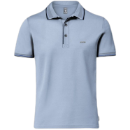 Fabrilife Premium Double PK Cotton Polo - Sky Blue