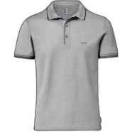 Fabrilife Premium Double PK Cotton Polo - Gray Melange