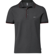 Fabrilife Premium Double PK Cotton Polo - Anthra Melange