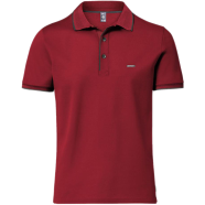 Fabrilife Premium Double PK Cotton Polo - Red