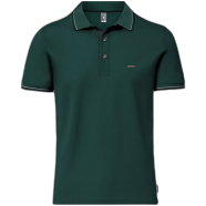 Fabrilife Premium Double PK Cotton Polo - Green