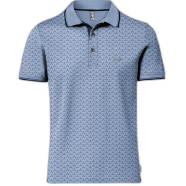 Fabrilife Premium Elite Edition Double PK Cotton Polo - Sky Blue