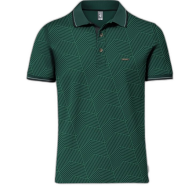 Fabrilife Premium Elite Edition Double PK Cotton Polo - Green