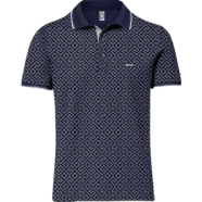 Fabrilife Premium Elite Edition Double PK Cotton Polo - Navy