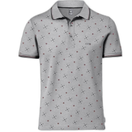 Fabrilife Premium Elite Edition Double PK Cotton Polo - Gray Melange