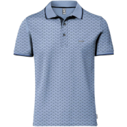 Fabrilife Premium Elite Edition Double PK Cotton Polo - Sky Blue