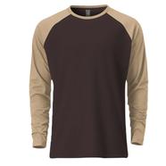 Fabrilife Premium Full Sleeve Raglan T-Shirt - Chocolate