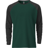 Fabrilife Premium Full Sleeve Raglan T-Shirt - Green icon