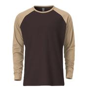 Fabrilife Premium Full Sleeve Raglan T-Shirt - Chocolate