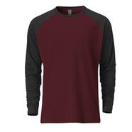 Fabrilife Premium Full Sleeve Raglan T-Shirt - Redwine