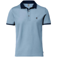 Fabrilife Single Jersey Knitted Cotton Polo - Sky blue