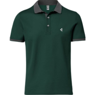 Fabrilife Single Jersey Knitted Cotton Polo - Green