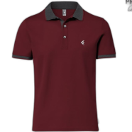 Fabrilife Single Jersey Knitted Cotton Polo - Maroon