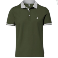 Fabrilife Single Jersey Knitted Cotton Polo - Olive