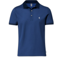 Fabrilife Single Jersey Knitted Cotton Polo - Royal Blue