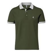 Fabrilife Single Jersey Knitted Cotton Polo - Olive