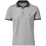 Fabrilife Single Jersey Knitted Cotton Polo - Gray Melange icon