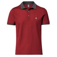 Fabrilife Single Jersey Knitted Cotton Polo - Red