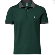 Fabrilife Single Jersey Knitted Cotton Polo - Green