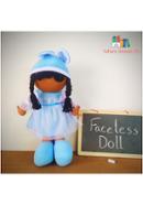 Faceless Doll - Blue Color 18 Inch