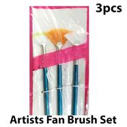 Fan Brush Set Artists Fan Brush Set of 3 Brush