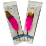 Fancy Artificial Feather Ball Point Pen (Ink Color Blue)