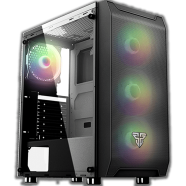 Fantech CG80 Black Middle Tower 4 Case Cooling image