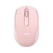 Fantech Go W603 Silent Wireless White Optical Mouse - Pink