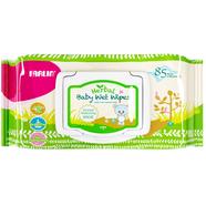 Farlin Herbal Baby Wet Wipes 85 pcs Moisturizing Gentle And Mild Non Fluorescence