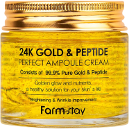 Farm Stay 24K Gold And Peptide Perfect Ampoule Cream-80ml