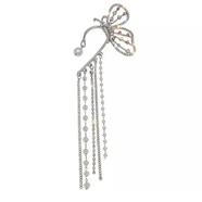 Fashion Crystal Butterfly Clip Earring - 1 Pcs