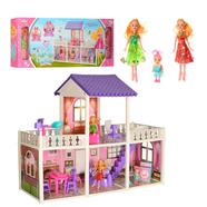 Fashion Villa Barbie Doll House Two Story Doll house with 3 Dolls And Furniture Gift for Girl Big Size - 972 icon
