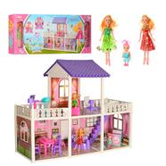 Doll House - Beauty Villa Set For Kids - Lovely Pink Doll House - Doll House  For Girls - Pink Color Doll Play House