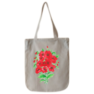 Fashionable Canvas Tote Bag With Zipper For Women's WT-F014