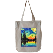 Fashionable Canvas Tote Bag With Zipper WTS-072