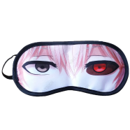 Fashionable Durable Stylish and Elegant Design Silk Eye Mask For Sleeping at Daylight Or Travelling Random Color Selection 1 Pcs (mask_eye_kakashi_1pcs) Kakashi's Eye - 1213851 icon