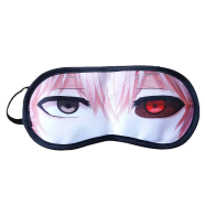 Fashionable Durable Stylish and Elegant Design Silk Eye Mask For Sleeping at Daylight Or Travelling Random Color Selection 1 Pcs (mask_eye_kaneki_1pcs) Kaneki - 1213851 icon