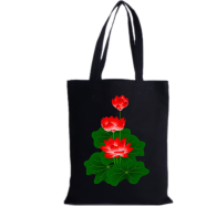 Fashionable Fabric Tote Bag With Zipper - BF-243