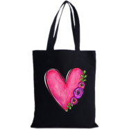 Fashionable Fabric Tote Bag With Zipper - BF-240