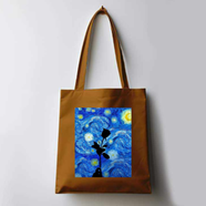 Fashionable Fabric Tote Bag With Zipper