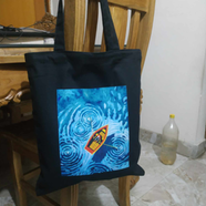 Fashionable Fabric Tote Bag With Zipper - BB-001