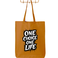 Fashionable Fabric Tote Bag With Zipper - QE -099