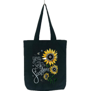 Fashionable Fabric Tote Bag With Zipper - BF-282