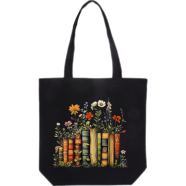 Fashionable Fabric Tote Bag With Zipper - Bg-118