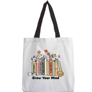 Fashionable Fabric Tote Bag With Zipper - BWTG -093