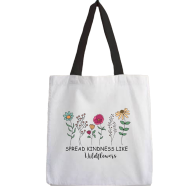 Fashionable Fabric Tote Bag With Zipper - BWTG -069