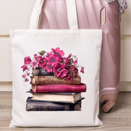 Fashionable Fabric Tote Bag With Zipper - WG-047