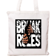 Fashionable Fabric Tote Bag With Zipper - WEQ-091